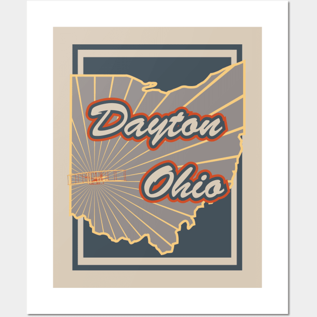 Dayton Ohio Wall Art by NPolandDesigns